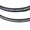 Two high tensile steel braids environment resistant synthetic rubber hose